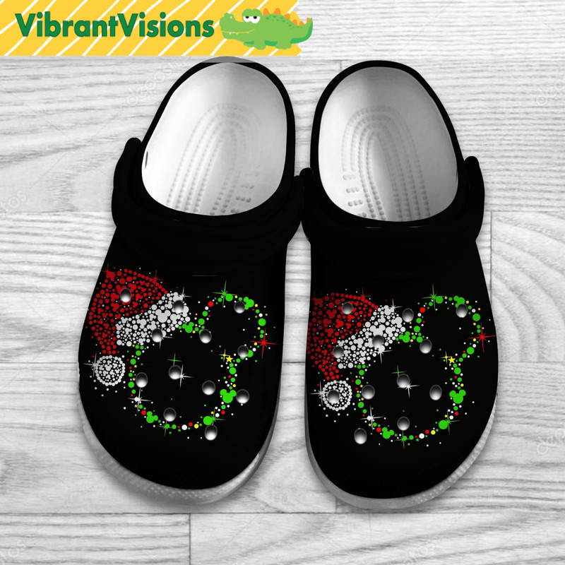 Disney Mickey Head Christmas Clogs Shoes Halloween Gift 0