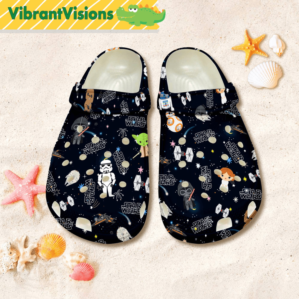 The Mandalorian Shoes Darth Vader Galaxy Edge Tropical Shoes Luke Skywalker Princess Leia Chewbacca 0