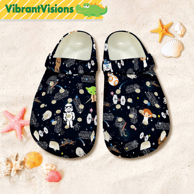 The Mandalorian Shoes Darth Vader Galaxy Edge Tropical Shoes Luke Skywalker Princess Leia Chewbacca 0