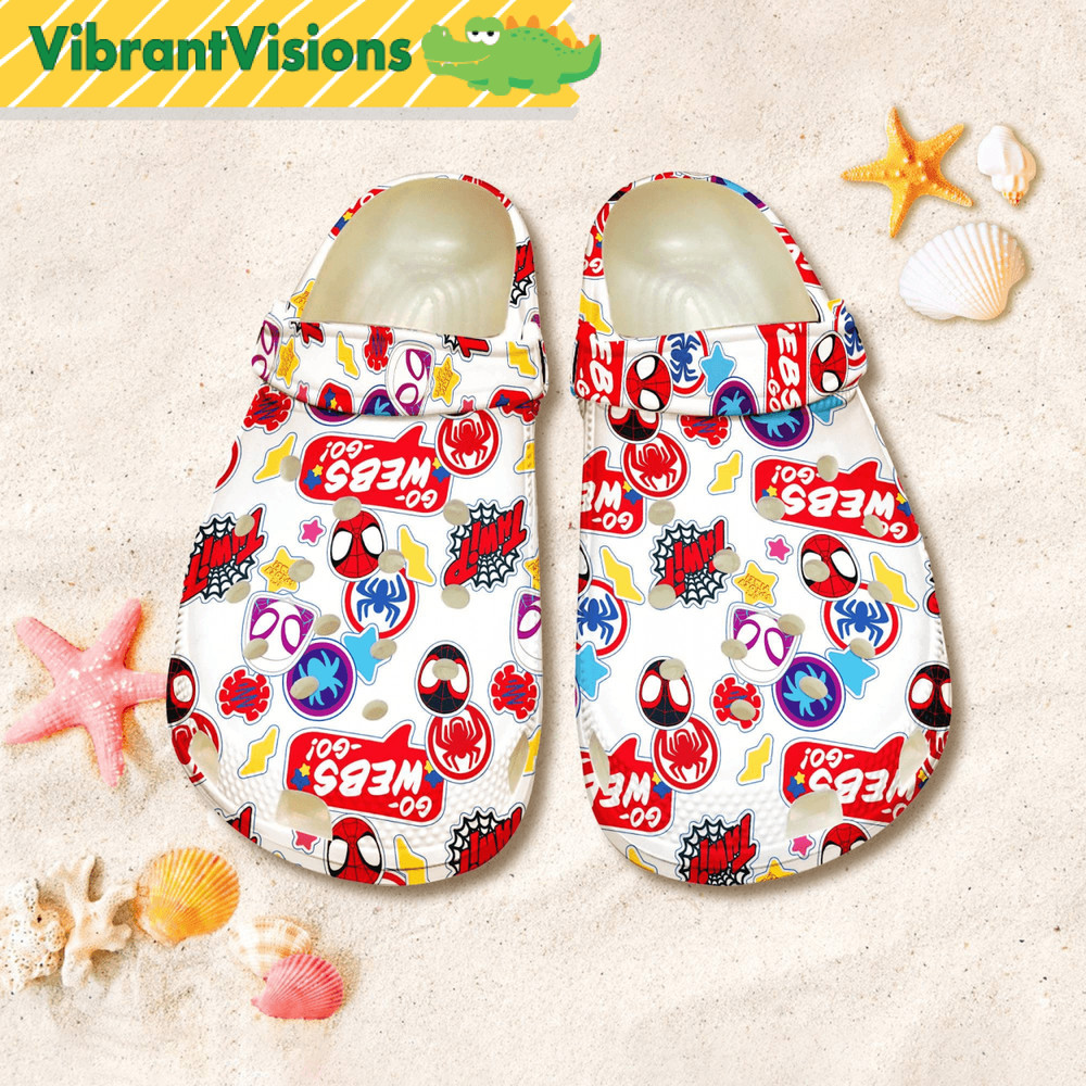 Spidey And His Amazing Friends Clog Shoes Spiderman Sandal Shoes Miles Morales Ghost Spider Shoes S 0