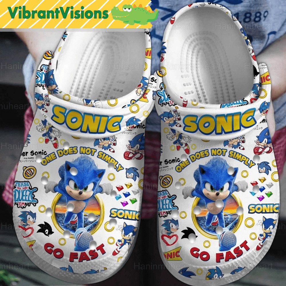 Sonic The Hedgehog Clog Shoes Sonic Hedgehog Amy Rose Sandal Shoes Gift For Women Sonic Video Game 0