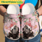 Sloth Lovely Flower Clog Shoes Crocs Sandal Sloth Lover Shoes Funny Animal Shoes For Men Women 0