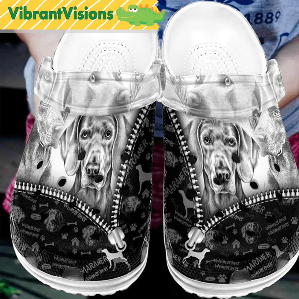 Weimaraner Crocs Clog Shoes 0