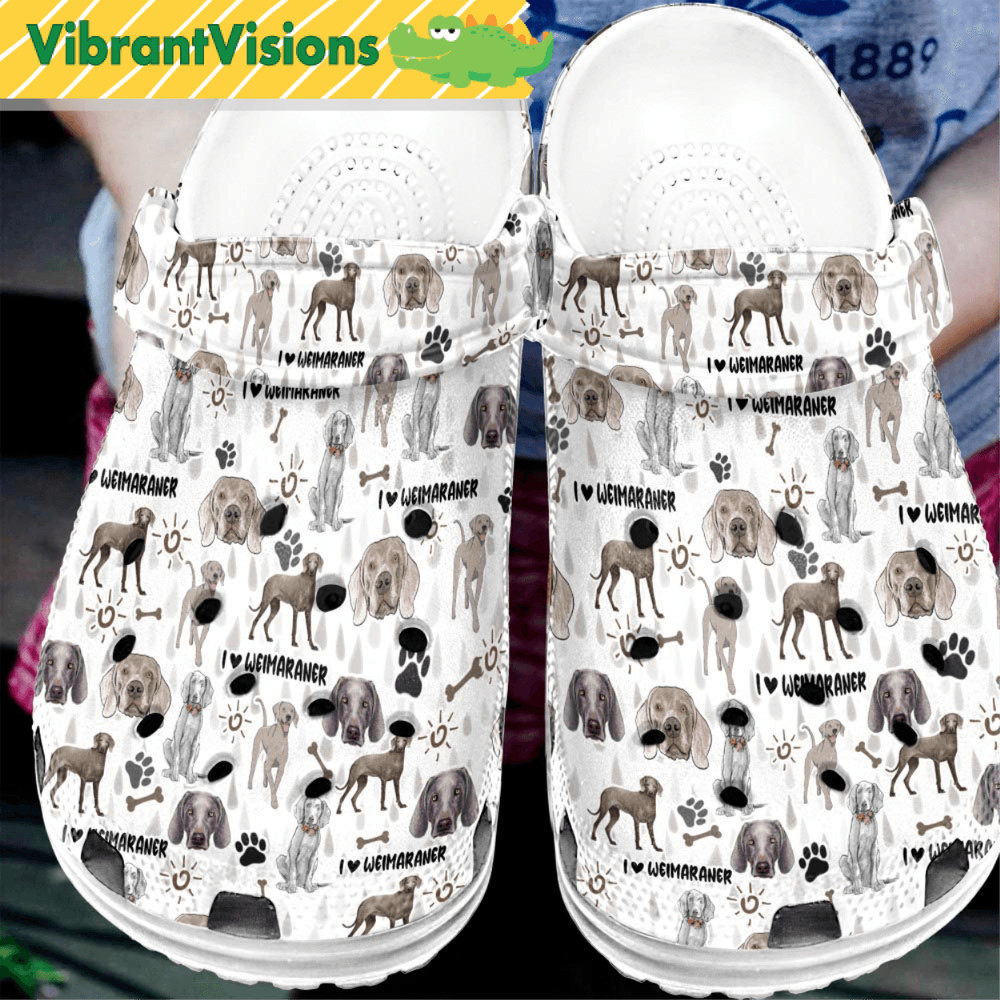 Weimaraner Crocs By Funny Crocs 0