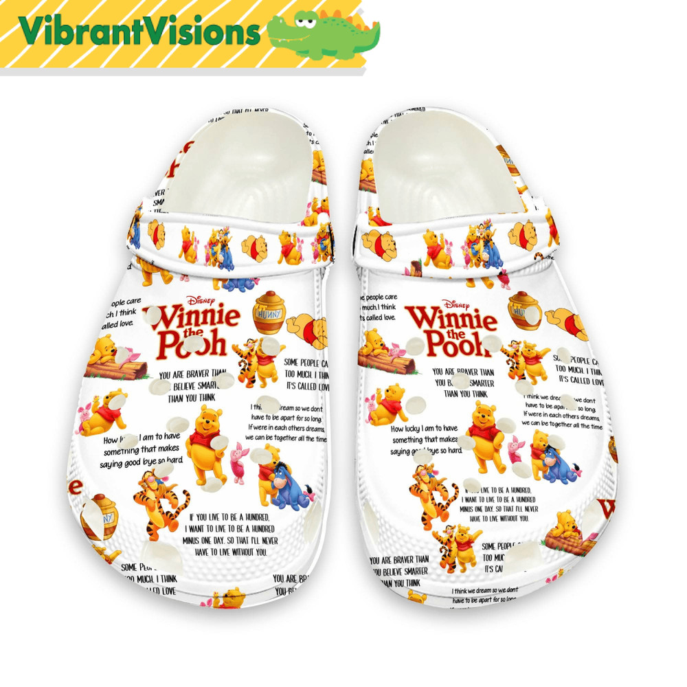Pooh Bear Shoes Winnie The Pooh Pooh Eeyore Tigger Cartoon Pooh And Friends Sandal Shoes Pooh Clogs 0