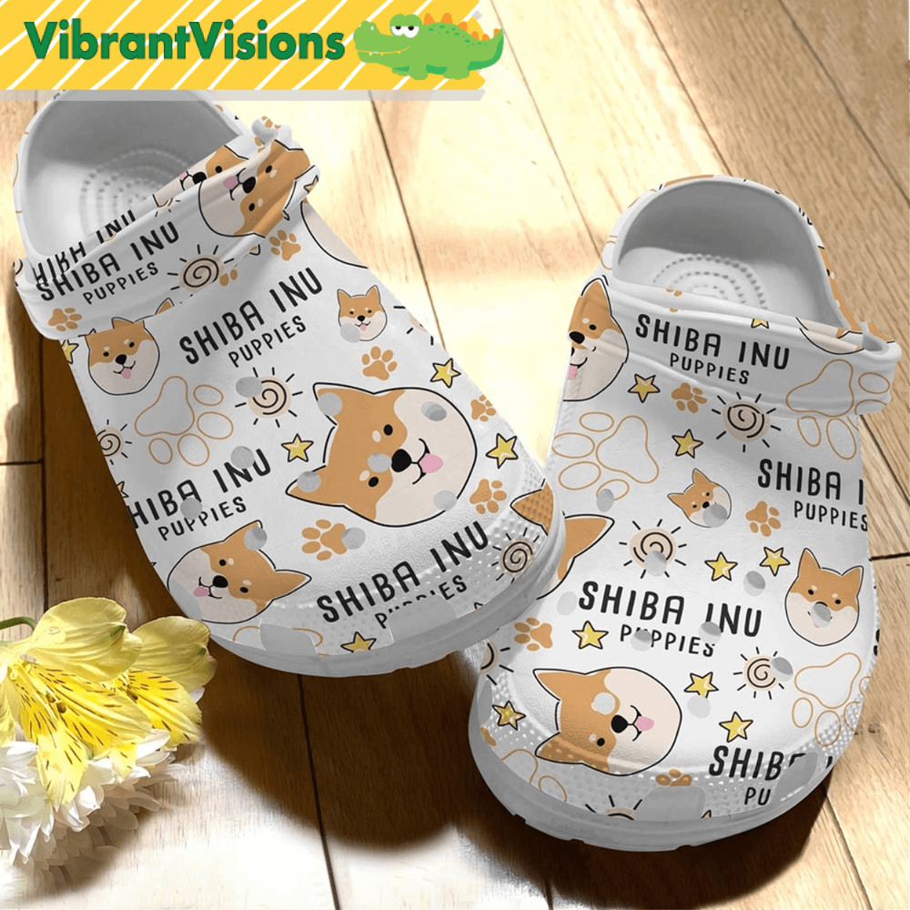 Shiba Inu Puppy Dog Crocs 0