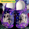 Pug Dog Purple Flower Animal Crocs 0