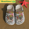 Pug Floral Pattern Dog Crocs Shoes 0