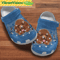 Poodle Dog Denim Pattern Crocs 0