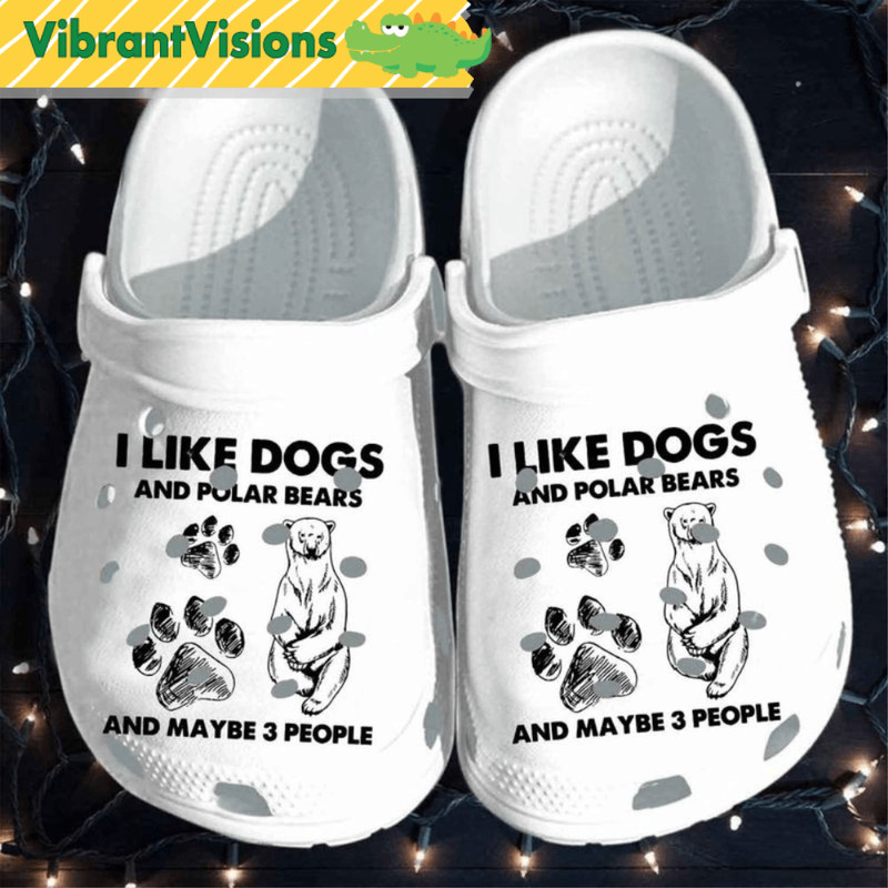 Polar Bears Dogs Lover Paws Pet Owner Introvert Animal Crocs 0