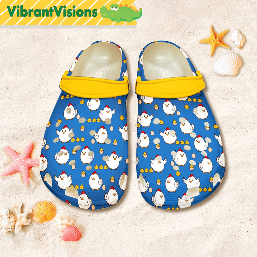 Chicken Farmer Clog Shoes Chicken Sandal Shoes Gift For Women Gift For Farmer Funny Chicken Shoes S 0
