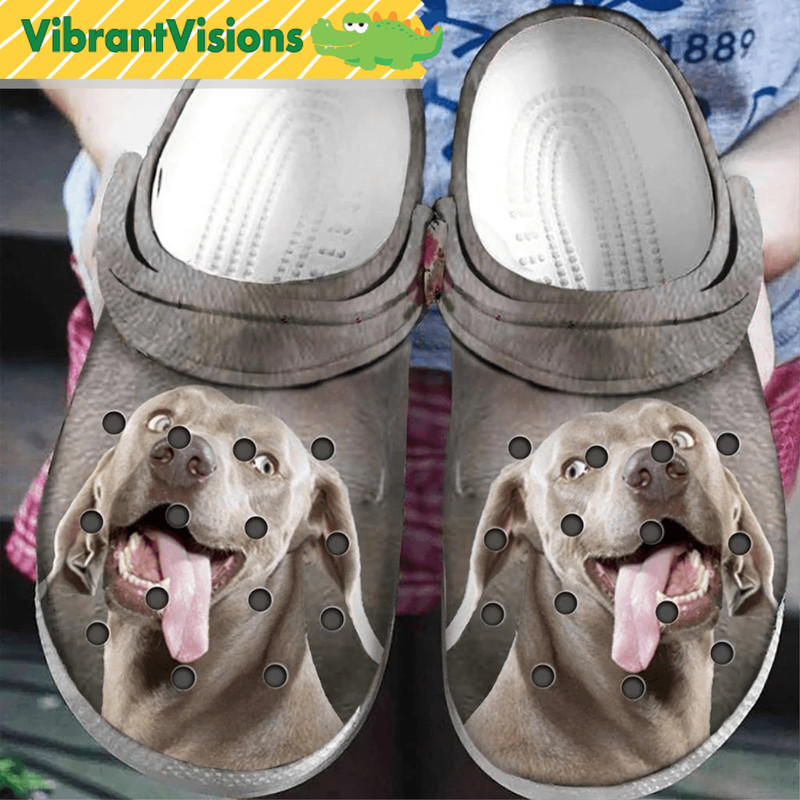 Personalized Weimaraner Crocs 0