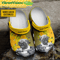 Personalized Pug With Flowers Dog Crocs 0