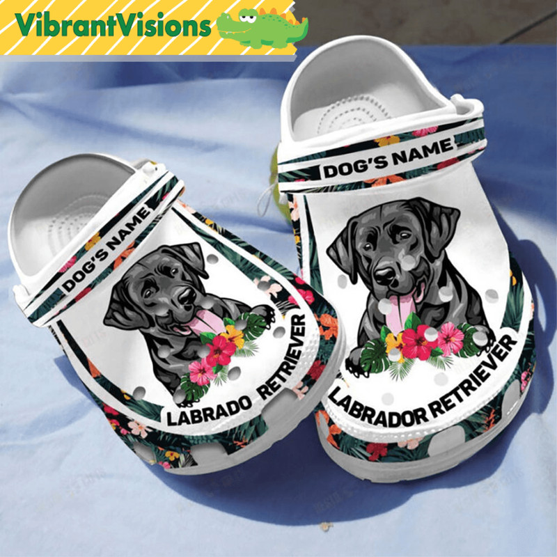 Personalized Labrador Retriever Dog Crocs 0