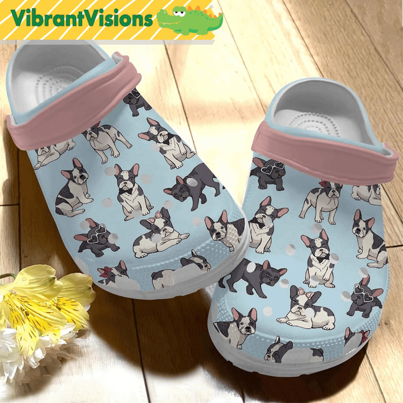 Personalized French Bulldog Crocs 0