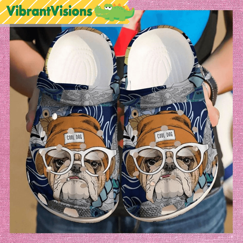 Personalized Bulldog Crocs 0
