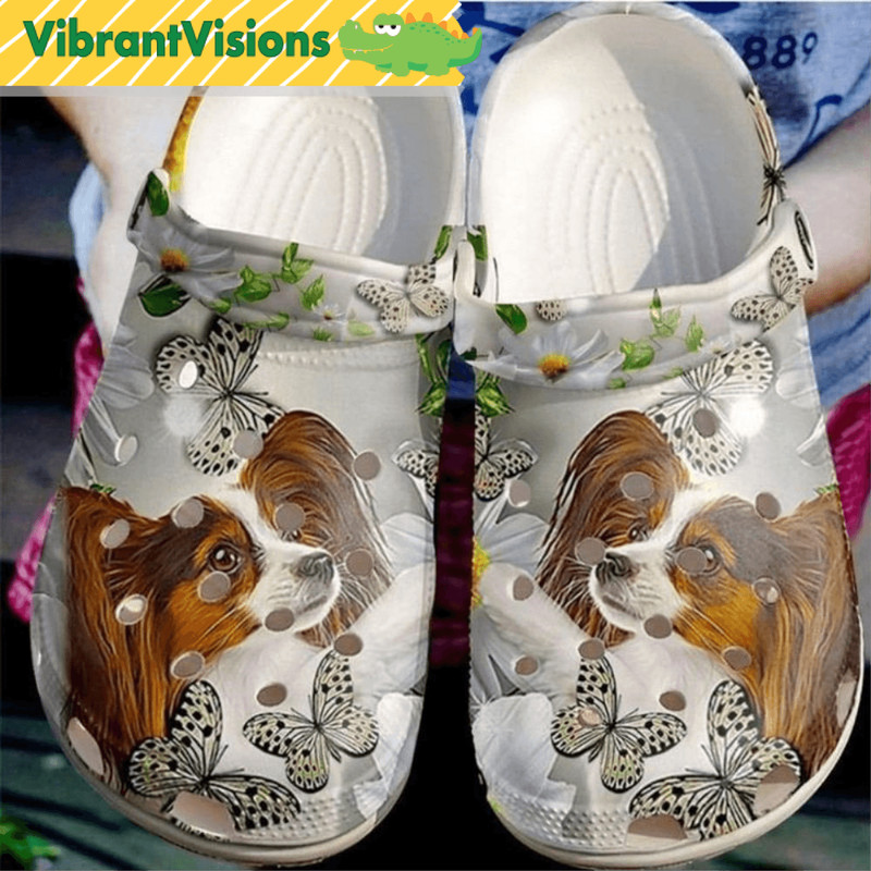 Papillon Daisy Clocsy Dog Crocs 0