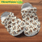 Gift For Beagle Dog Lovers Pattern Crocs 0