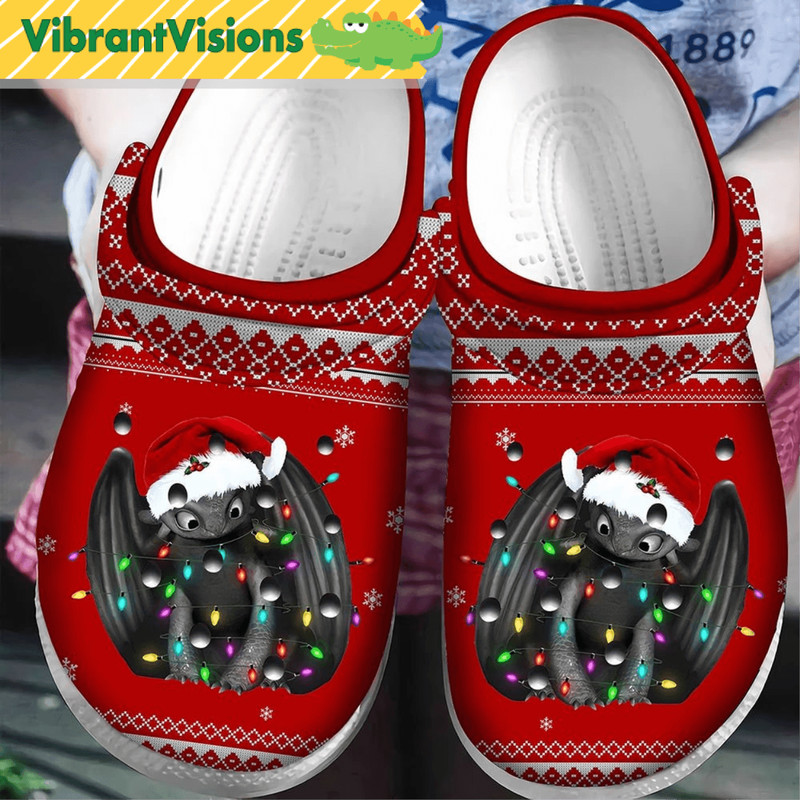 Personalized Toothless Christmas Crocs Classic Clogs Shoes Clogs Shoes For Men Women And Kid Funny 0