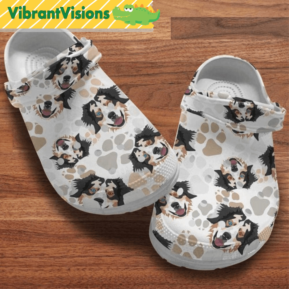 Funny Shepherd Australian Dog Crocs 0