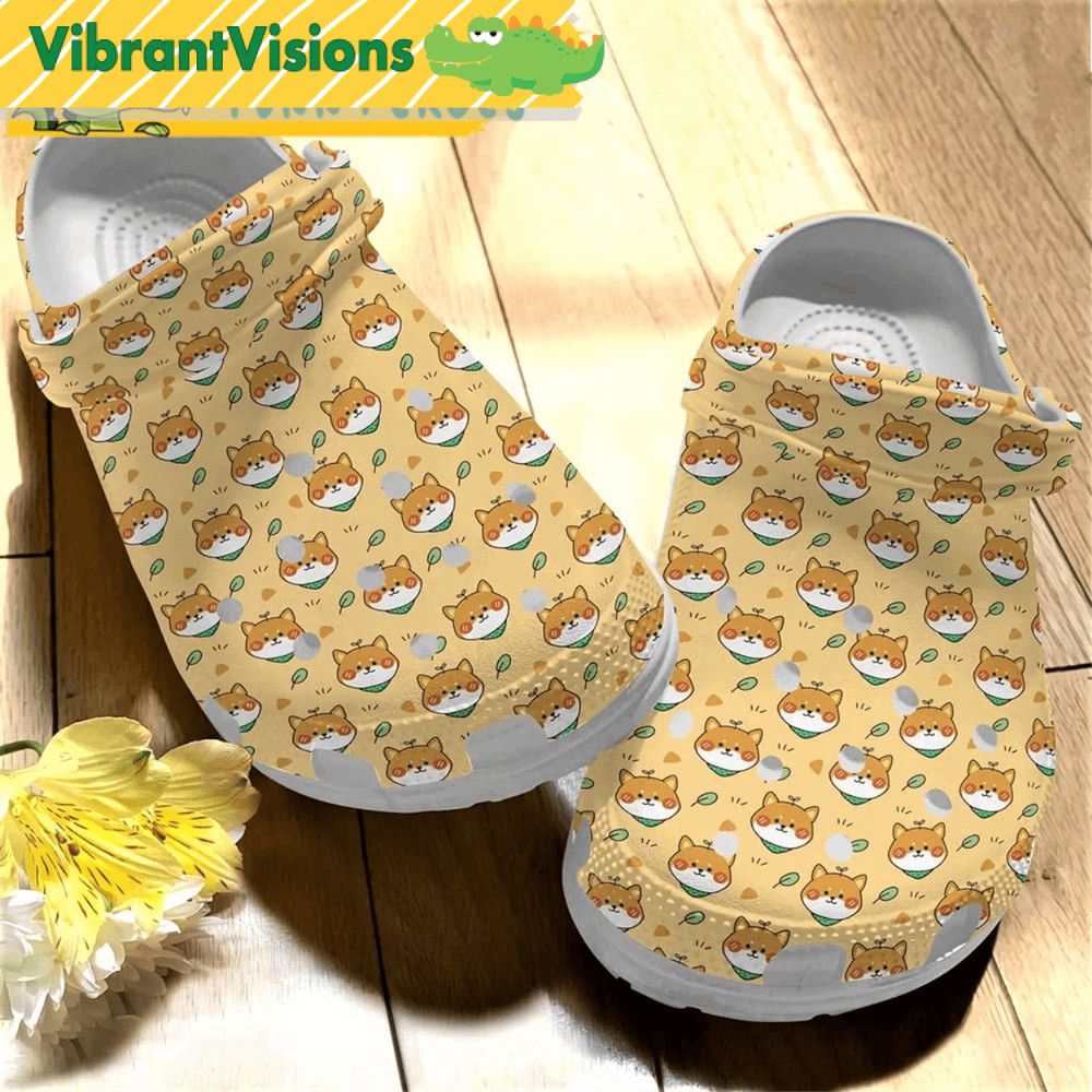 Funny Shiba Inu Dog Gifts Crocs 0