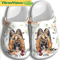 Funny Dog Rose Flower Crocs 0