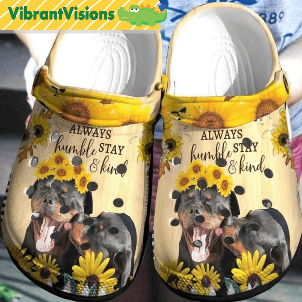Funny Doberman Dog Crocs 0