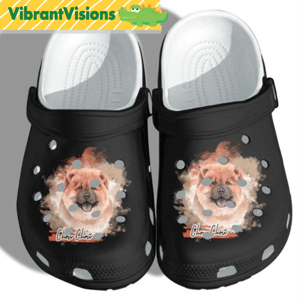 Funny Chou Chou Dog Crocs 0