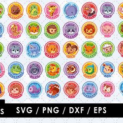 animals svg files, animals png files, vector png images, svg cut file for cricut, clipart bundle pack