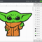 Baby Yoda Svg Files, Baby Yoda Png Files, Vector Png Images, SVG Cut File for Cricut, Clipart Bundle Pack