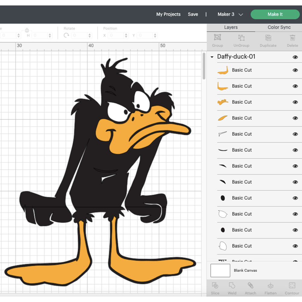 Daffy Duck Svg Files, Daffy Duck Png Files, Vector Png Images, SVG Cut File for Cricut, Clipart Bundle Pack