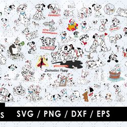 dalmatians svg files, dalmatians png files, vector png images, svg cut file for cricut, clipart bundle pack 2