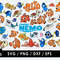 Finding Nemo Svg Files, Finding Nemo Png Files, Vector Png Images, SVG Cut File for Cricut, Clipart Bundle Pack