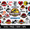 Jurassic World Svg Files, Jurassic World Png Files, Vector Png Images, SVG Cut File for Cricut, Clipart Bundle Pack