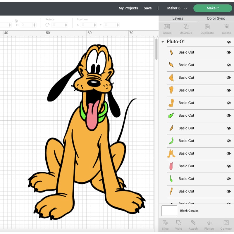 Pluto Svg Files, Pluto Png Files, Vector Png Images, SVG Cut File for Cricut, Clipart Bundle Pack