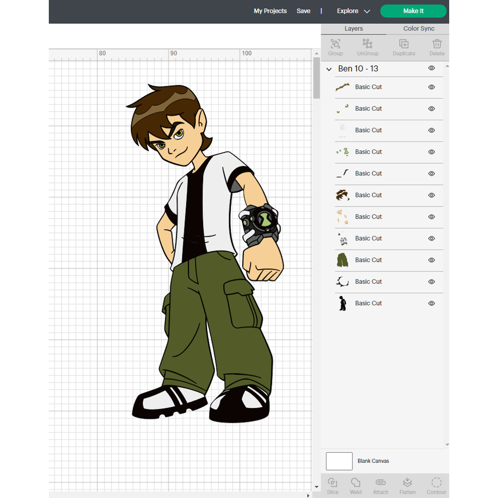 Ben 10 Svg Files, Ben 10 Png Files, Vector Png Images, SVG Cut File for Cricut, Clipart Bundle Pack