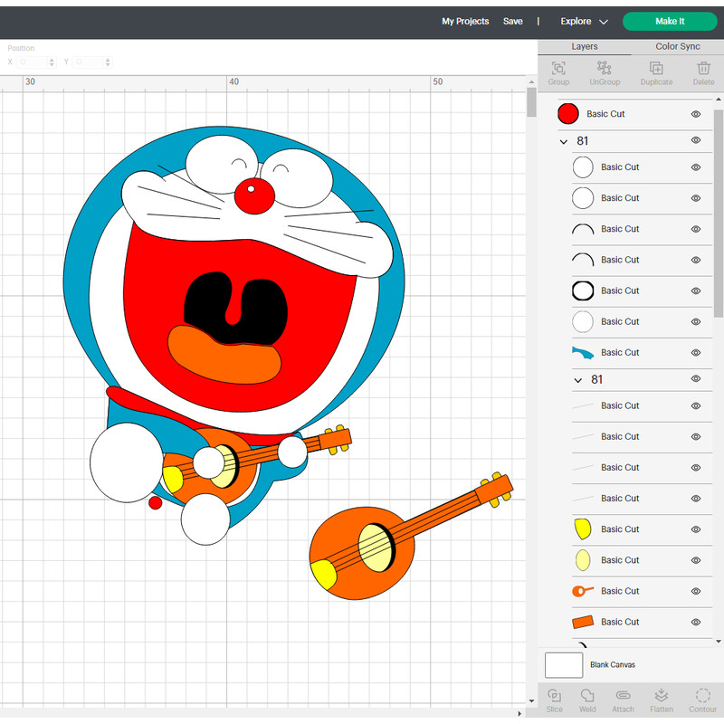 Doraemon Svg Files, Doraemon Png Files, Vector Png Images, SVG Cut File for Cricut, Clipart Bundle Pack