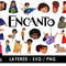 Encanto Svg Files, Encanto Png Files, Vector Png Images, SVG Cut File for Cricut, Clipart Bundle Pack