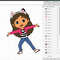 Gabby Dollhouse Svg Files, Gabby Dollhouse Png Files, Vector Png Images, SVG Cut File for Cricut, Clipart Bundle Pack