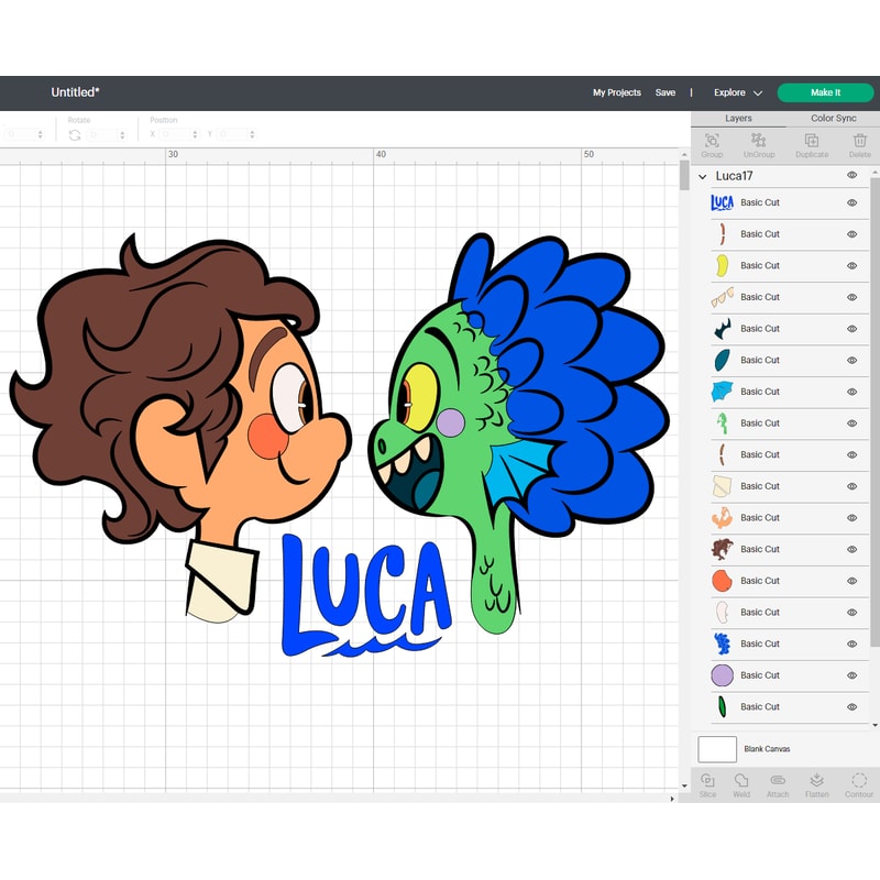 Luca Svg Files, Luca Png Files, Vector Png Images, SVG Cut File for Cricut, Clipart Bundle Pack