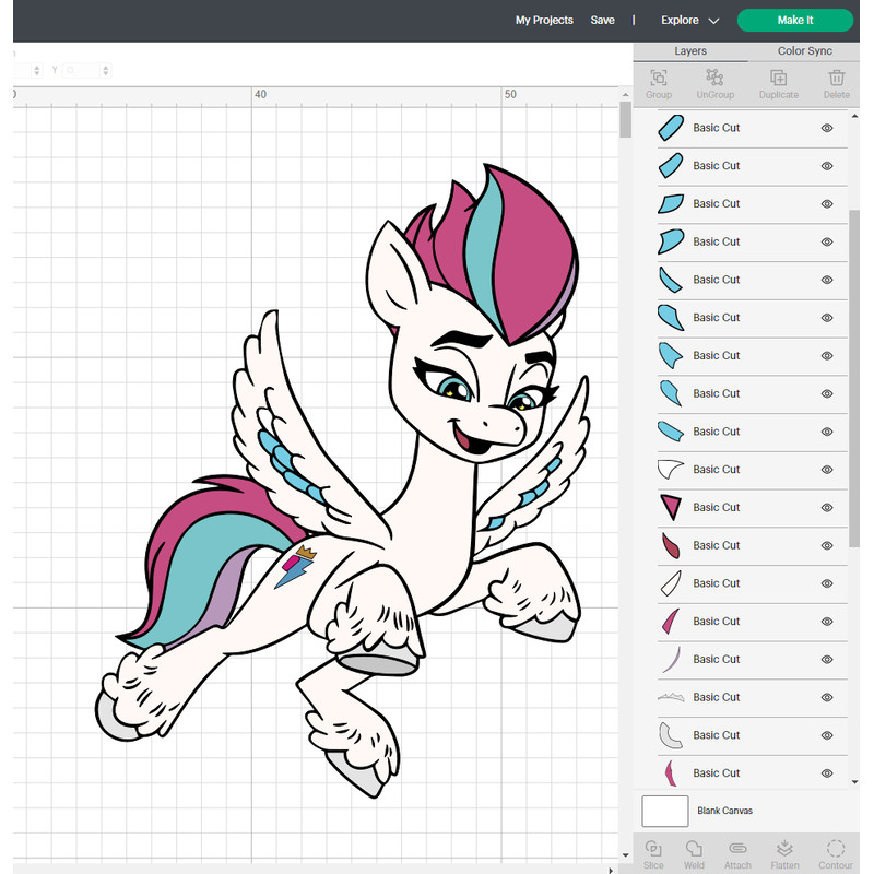 My Little Pony Svg Files, My Little Pony Png Files, Vector Png Images, SVG Cut File for Cricut, Clipart Bundle Pack