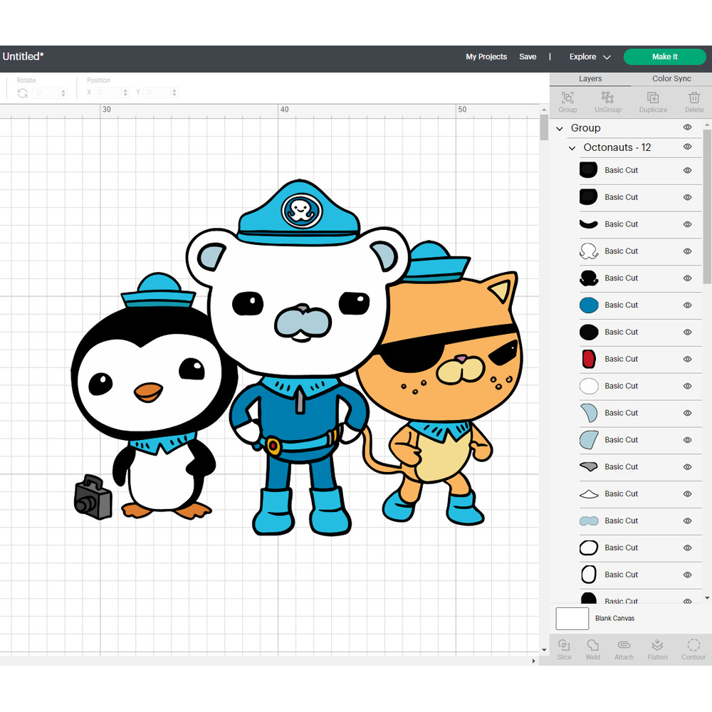 Octonauts Svg Files, Octonauts Png Files, Vector Png Images, SVG Cut File for Cricut, Clipart Bundle Pack