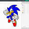Sonic Svg Files, Sonic Png Files, Vector Png Images, SVG Cut File for Cricut, Clipart Bundle Pack