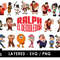 Wreck It Ralph Svg Files, Wreck It Ralph Png Files, Vector Png Images, SVG Cut File for Cricut, Clipart Bundle Pack