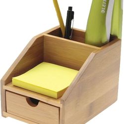 Stationary organizer wood box
