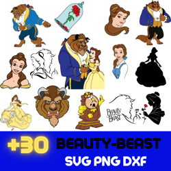 Beauty Beast svg, Beauty Beast bundle svg, png, dxf, svg files for cricut, movie svg.