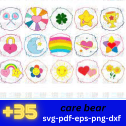 care bear svg-pdf-eps-png-dxf ,Digital Files