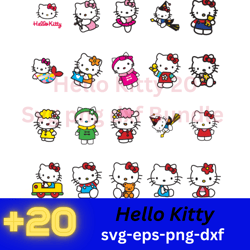 Hello Kitty mini Bundle svg, png, dxf, eps, Hello Kitty mini Bundle svgcricut