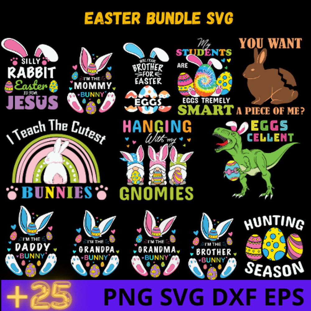 EASTER BUNDLE SVG PNG DXF EPS .png
