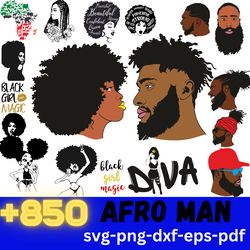 850 afro man bundle svg bundle,afro woman bundle svg bundle,file for cricut